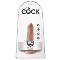 King Cock realistische dildo 5" tan