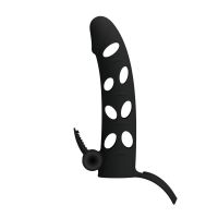 Pretty Love penissleeve met bullet (zwart), afbeelding 4