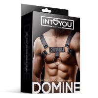 IntoYou Domine borstharnas voor mannen, veganleer, afbeelding 4