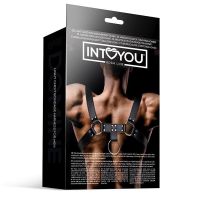 IntoYou Domine borstharnas voor mannen, veganleer, afbeelding 5