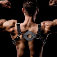 IntoYou Quovis borstharnas voor mannen, veganleer, afbeelding 3