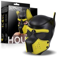 IntoYou Hound neopreen hondenmasker met afneembare muilkorf, afbeelding 2