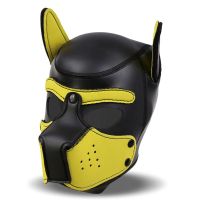 IntoYou Hound neopreen hondenmasker met afneembare muilkorf, afbeelding 3