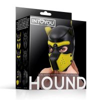 IntoYou Hound neopreen hondenmasker met afneembare muilkorf, afbeelding 5