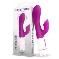 LateToBed Billy USB siliconen vibrator met 36 standen (paars), afbeelding 2