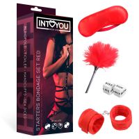 IntoYou 4-delige bondageset voor beginners (rood), afbeelding 2
