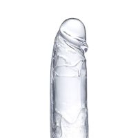 Glazed realistische dildo met balzak 15,5 cm, afbeelding 5