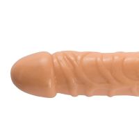 Max & Co Trent dubbele realistische dildo huidkleur 17,3" - 44 cm, afbeelding 4