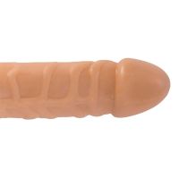 Max & Co Trent dubbele realistische dildo huidkleur 17,3" - 44 cm, afbeelding 5
