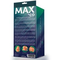 Max & Co Zane realistische dildo met balzak 7,6" huidkleur, afbeelding 2
