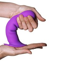 Adrien Lastic Hitsens 3 dubbeldichte dildo met vibratie (paars), afbeelding 2