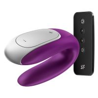 Satisfyer Double Fun vibrator voor koppels (violet), afbeelding 6
