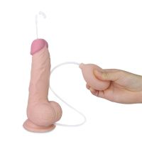 Lovetoy spuitende dildo 8" huidkleur, afbeelding 2