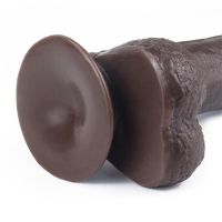 Lovetoy dildo met verschuifbare huid 7" (zwart), afbeelding 14