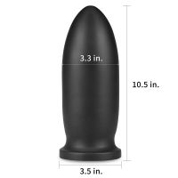 Lovetoy dildo King Sized Anal Bomber 9" (zwart), afbeelding 4
