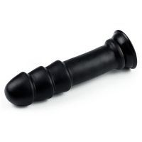 Lovetoy Dildo King Sized Anal Ripples 11.25" (Zwart), afbeelding 2