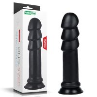 Lovetoy Dildo King Sized Anal Ripples 11.25" (Zwart), afbeelding 9
