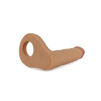 Lovetoy Ultra Soft dubbele dildo 6,25" huidkleur, afbeelding 3