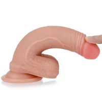 Lovetoy Nature dildo vloeibaar silicone 7" huidkleur, afbeelding 4