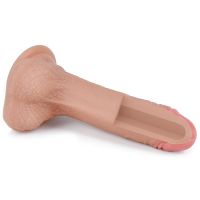 Lovetoy Nature dildo vloeibaar silicone 7" huidkleur, afbeelding 6