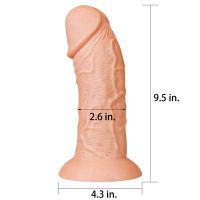 Lovetoy dildo King 9,5" huidkleur, afbeelding 3