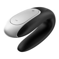 Satisfyer Double Fun koppelvibrator (zwart)