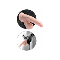 King Cock Triple Density dildo met zwaaiende ballen 8", afbeelding 4