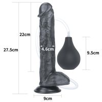 Lovetoy Dildo Squirting 11" (Zwart), afbeelding 8