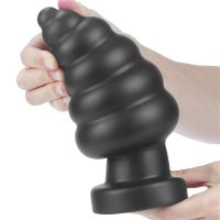 Lovetoy vibrerende buttplug King Sized 7" (zwart), afbeelding 3