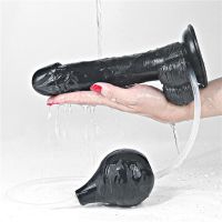Lovetoy Dildo Squirting 9" (Zwart), afbeelding 6