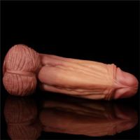 Lovetoy Nature King dual layer dildo 10"