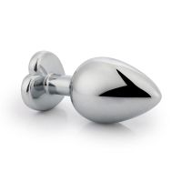 AfterDark hartvormige buttplug lavendelpaars maat S, afbeelding 5