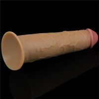 Lovetoy dubbellaags vibrator met rotatie 8", afbeelding 3