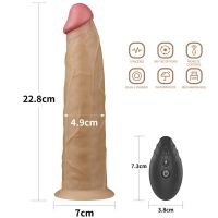 Lovetoy dual layer vibrator met rotatie 9", afbeelding 11