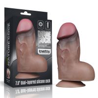 Lovetoy dual layer platina siliconen dildo 7", afbeelding 10