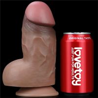 Lovetoy dual layer platina siliconen dildo 7", afbeelding 8