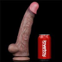 Lovetoy dual layer platina siliconen dildo 11,5", afbeelding 7