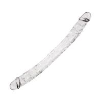Alive Supreme dubbele dildo 38,5 cm transparant