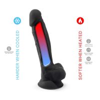 SilexD dildo dual density Mod. 1 - 7" (zwart), afbeelding 4