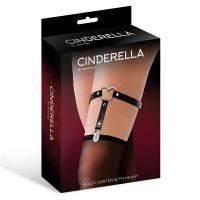 Cinderella beenband met hartje van veganleer, one size, afbeelding 2