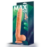 Max & Co Ben realistische dildo met balzak 10,2" huidkleur, afbeelding 4