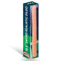 Max & Co Blade realistische dildo zwaard 18,5" huidkleur, afbeelding 4