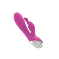 A-Gusto dubbele vibrator met rabbit (roze), afbeelding 4