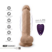 SilexD dildo mod. 1 - 8" ZD03 met 10 vibratiestanden, afbeelding 5