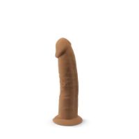 SilexD dual density siliconen dildo Mod. 2 - 6" caramel