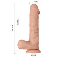 Baile Bergrisi realistische dildo met zuignap 10,2", afbeelding 7