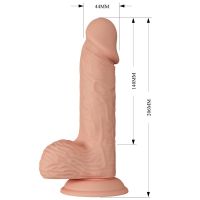 Baile Catoblepas realistische fantasiedildo 8,1", afbeelding 8