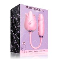 Martinella clitorisstimulator met dubbele tong en stootfunctie, afbeelding 3