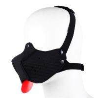 A-Gusto verstelbaar neopreen puppymasker (zwart), afbeelding 4