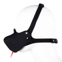 A-Gusto verstelbaar neopreen puppymasker (zwart), afbeelding 5